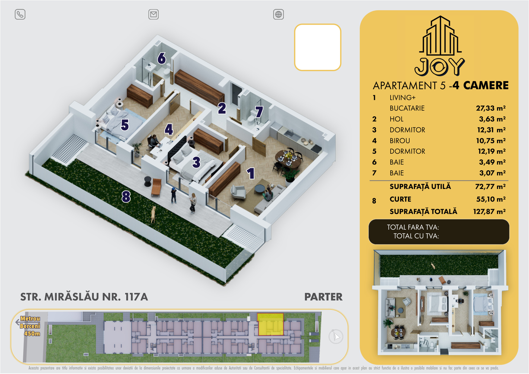 APARTAMENT 5 - 4 CAMERE