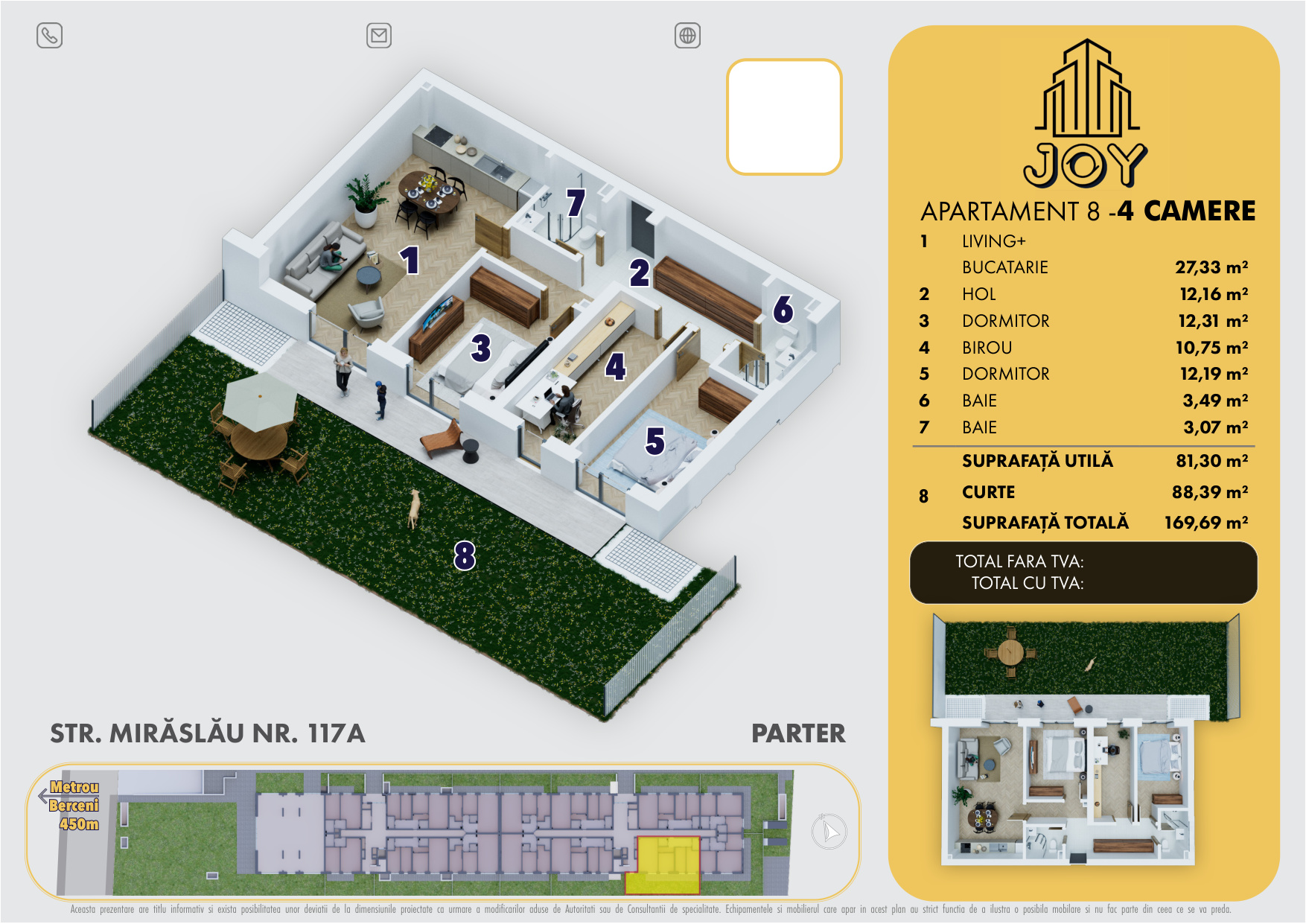 APARTAMENT 8- 4 CAMERE