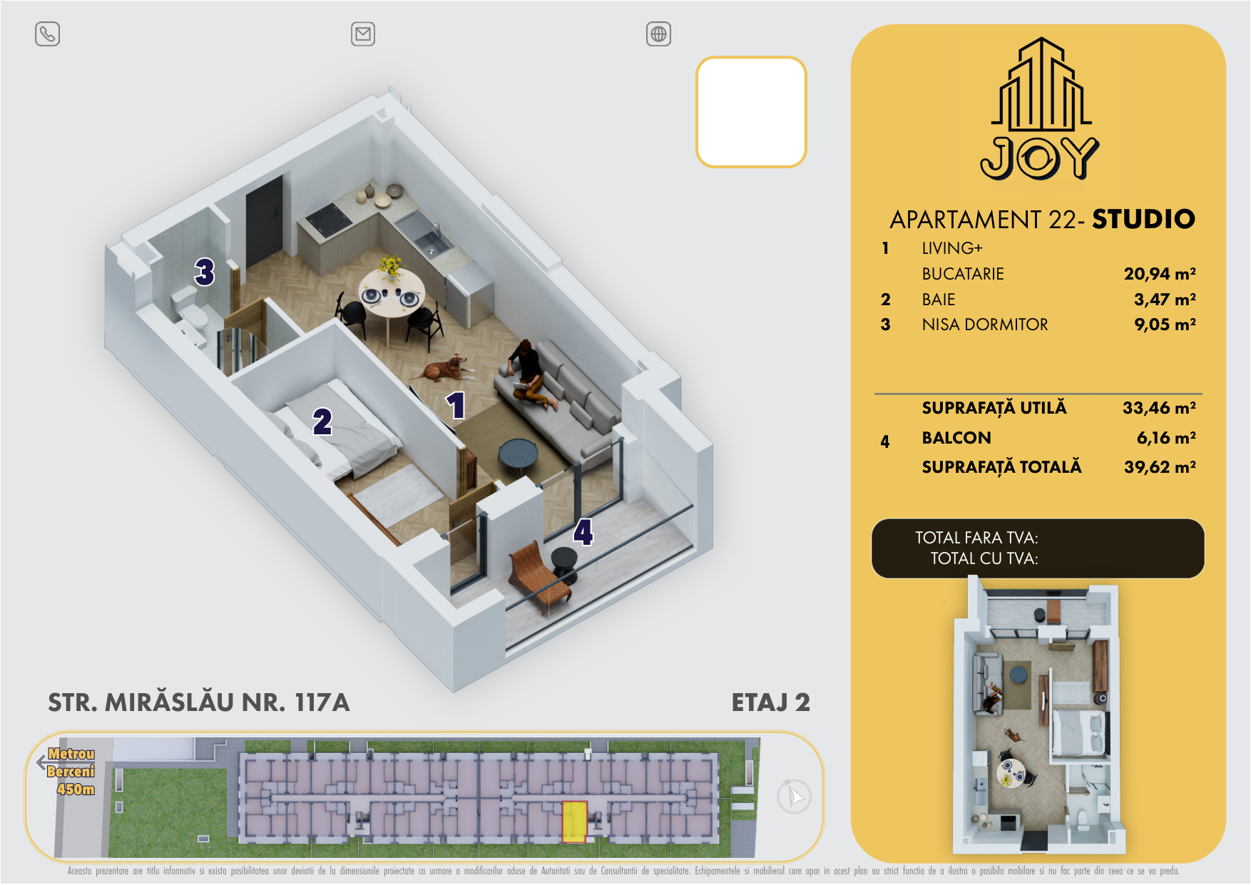 APARTAMENT 22 - STUDIO
