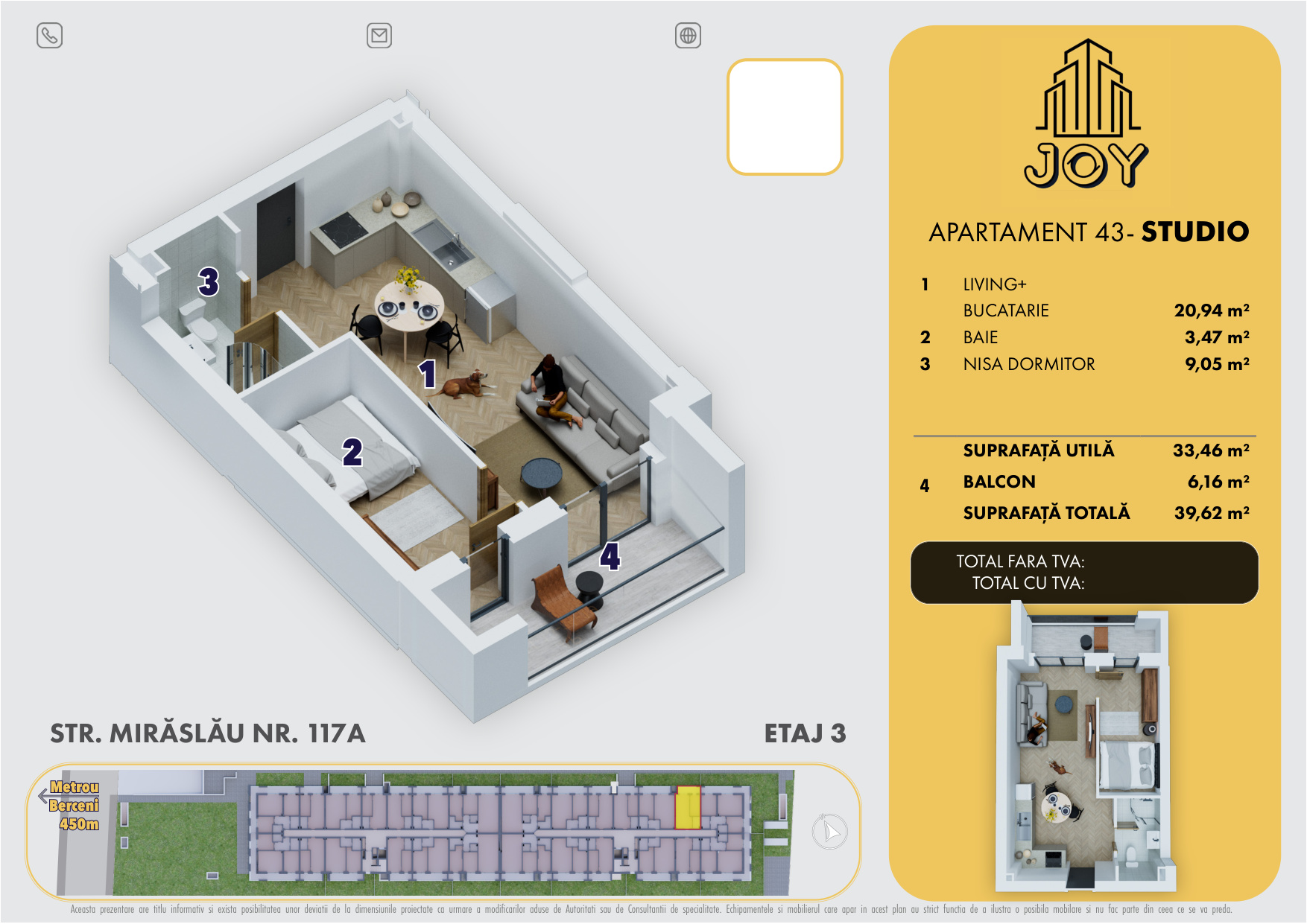 APARTAMENT 43 - STUDIO
